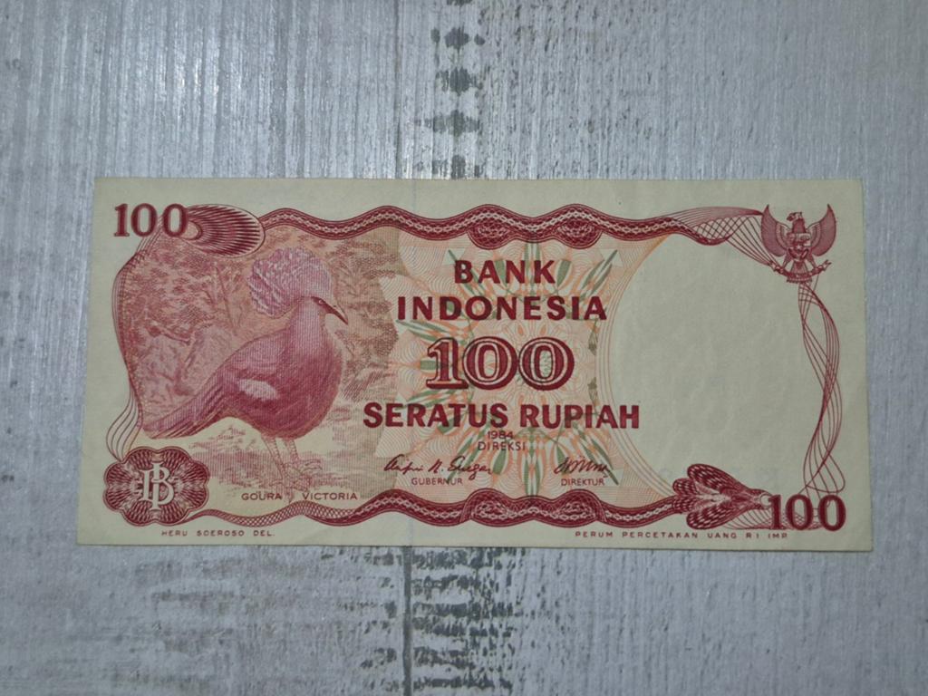 Indonesische 100 Rupiah Bankbiljet (1977), Postzegels en Munten, Bankbiljetten | Azië, Ophalen of Verzenden, Zuidoost-Azië