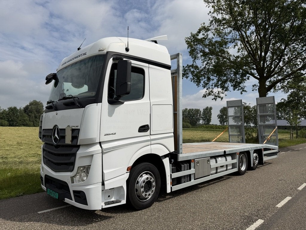 Mercedes-Benz Actros 2542LL Machine Transporter / Oprij Vrac, Auto's, Overige brandstoffen, Mercedes-Benz, Bedrijf, Te koop