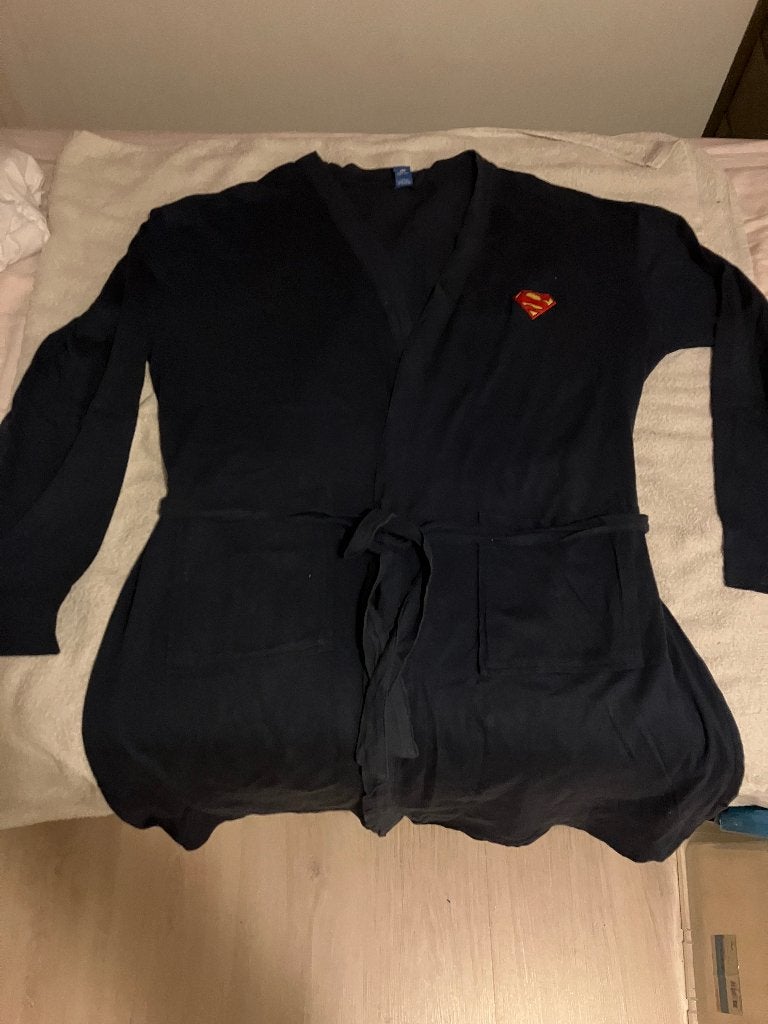 Kamerjas Superman blauw XL, Ophalen of Verzenden, Gedragen, Onbekend