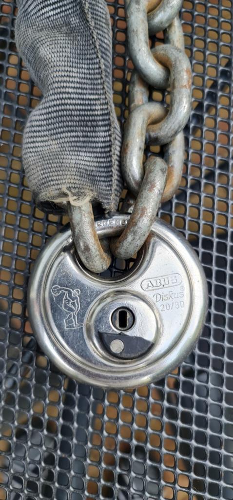 Discus slot, Ophalen, Gebruikt