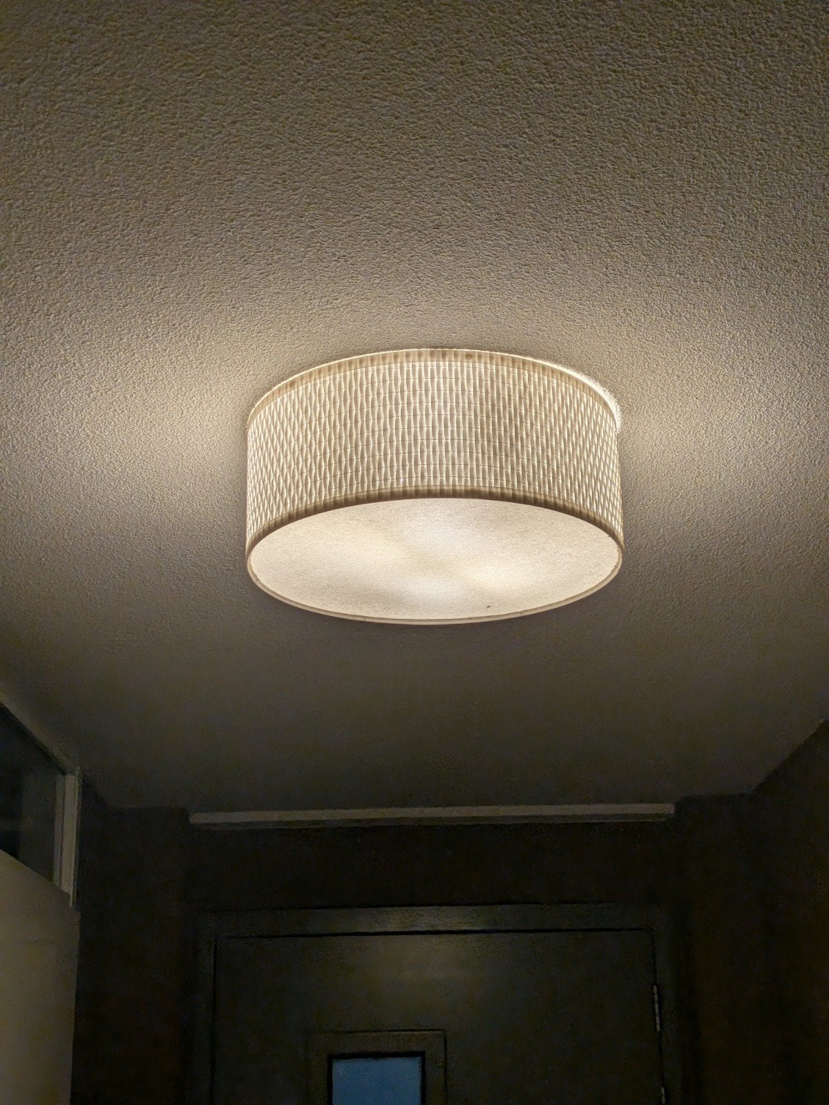 IKEA Aläng Plafondlamp, Gebruikt, Modern, Wit, Plafondlamp