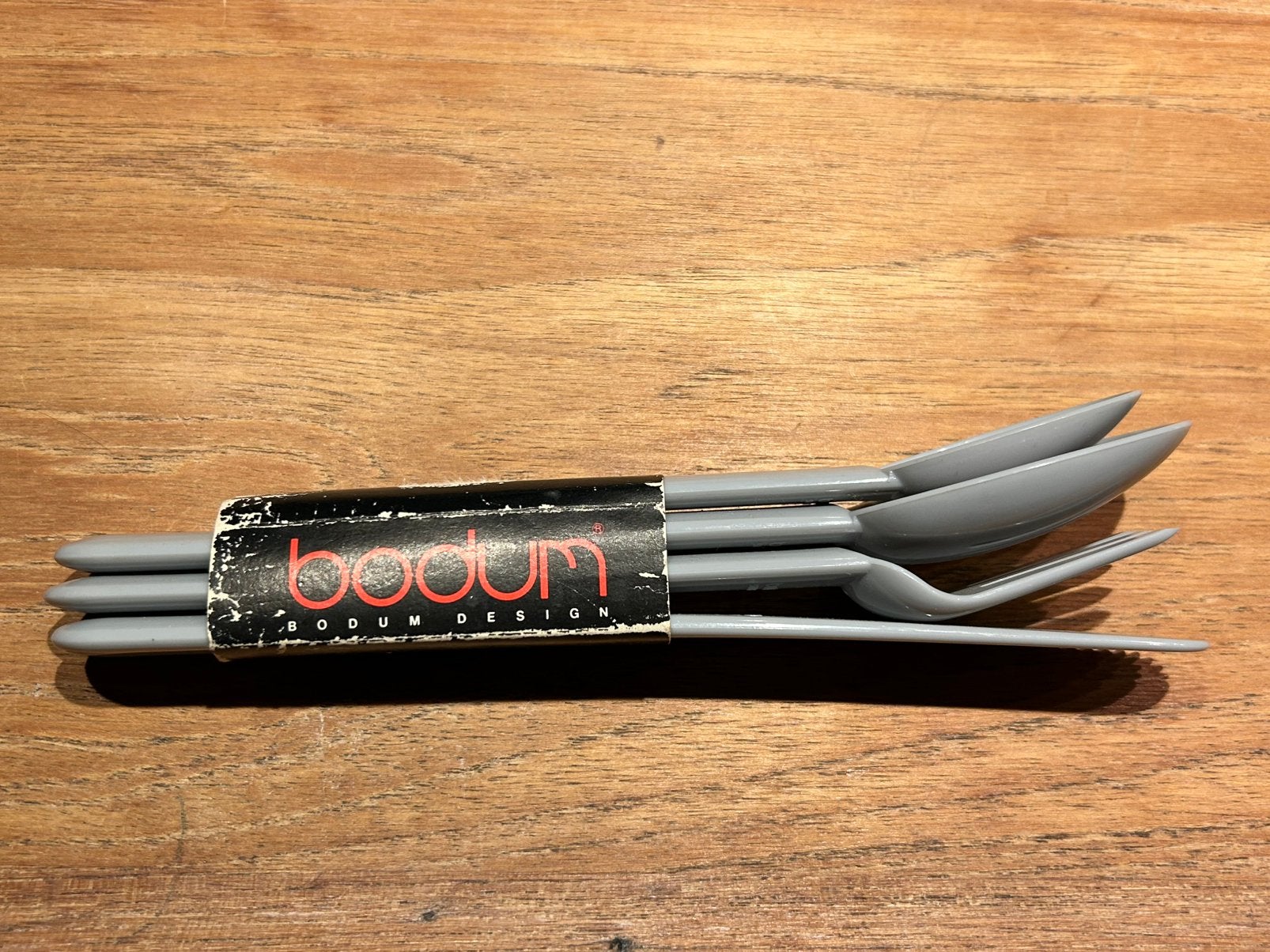 Kunststof bodum swiss made bestekset, Kunststof, Gebruikt, Bestekset, Onbekend