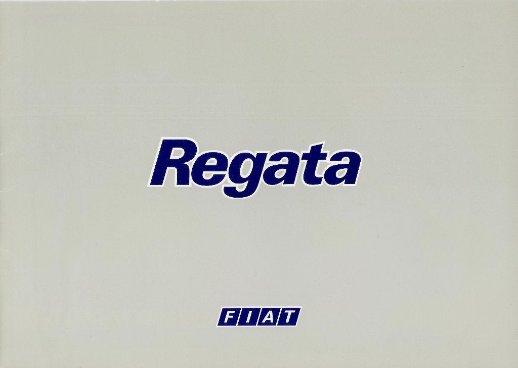 Fiat Regata folder 1986, Nieuw, Ophalen of Verzenden, Overige merken, Fiat