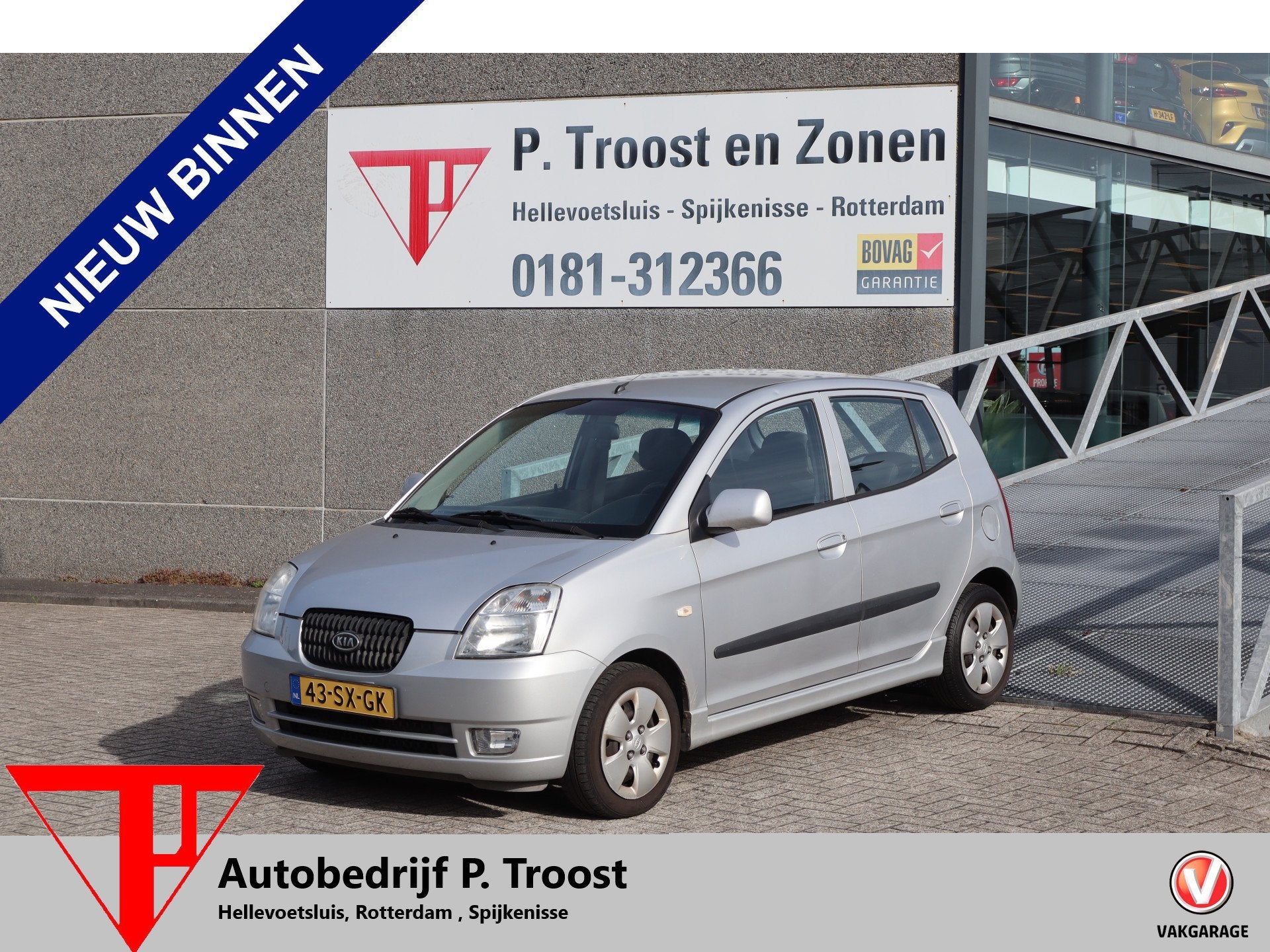 Kia Picanto 1.0 Colori Nederlandse auto/Airco/5 deurs, Auto's, Voorwielaandrijving, 400 kg, Origineel Nederlands, Bedrijf
