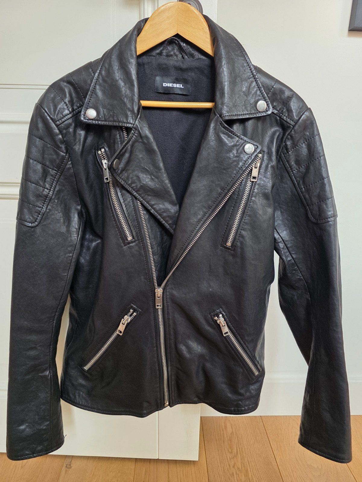 Nieuwe leren jas, Diesel, Ophalen of Verzenden, Nieuw, Zwart