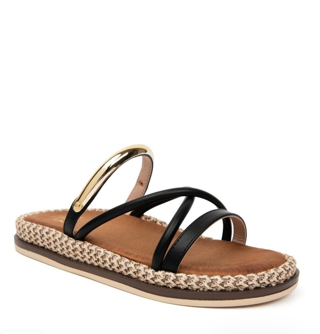 Mooie nieuwe slippers maat 37, Ophalen of Verzenden, Nieuw, Zwart, Slippers