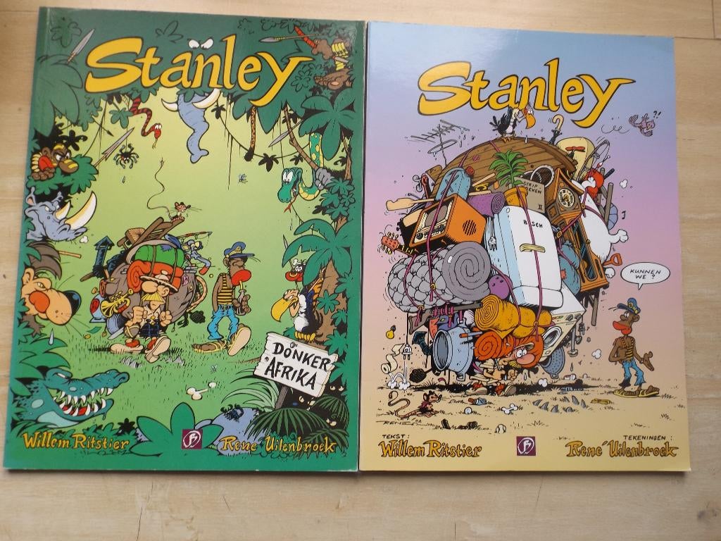 Strips 2 x Stanley door Ritstier en Uilenbroek, Eén stripboek, Ophalen of Verzenden, Zo goed als nieuw