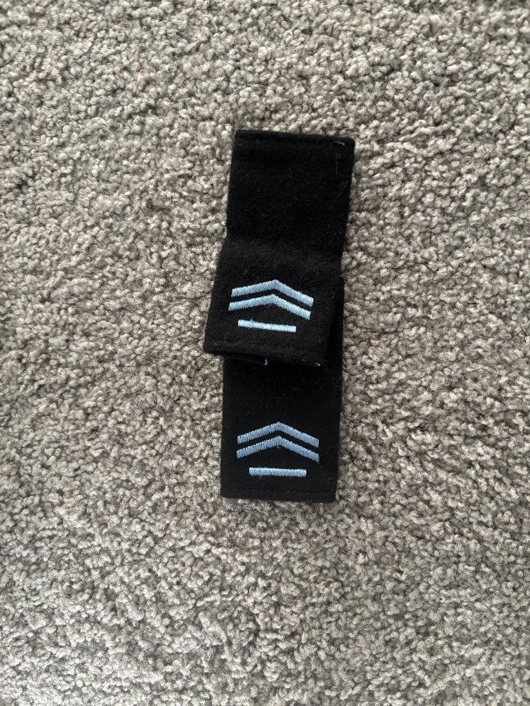 epaulet   luchtmacht korporaal, Verzamelen, Ophalen, Luchtmacht, Nederland, Embleem of Badge