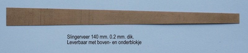 Slingerveren voor alle Friese klokken. € 2,75, Antiek en Kunst, Ophalen of Verzenden