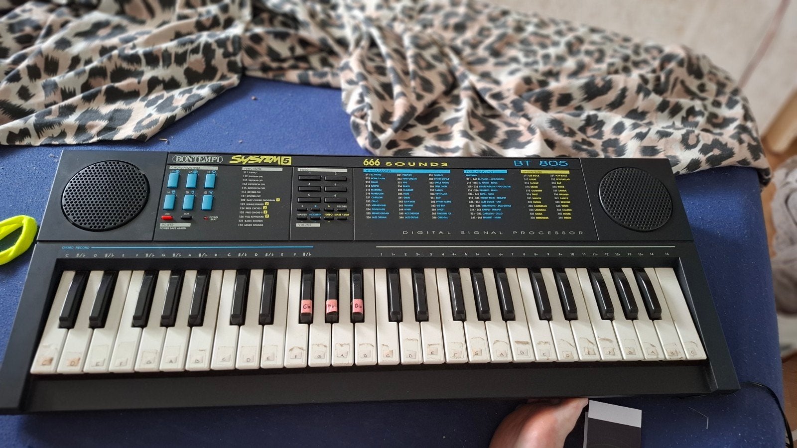 Bontempi System 8 Keyboard - Goed Werkend, Muziek en Instrumenten, Ophalen, Gebruikt, 61 toetsen, Overige merken