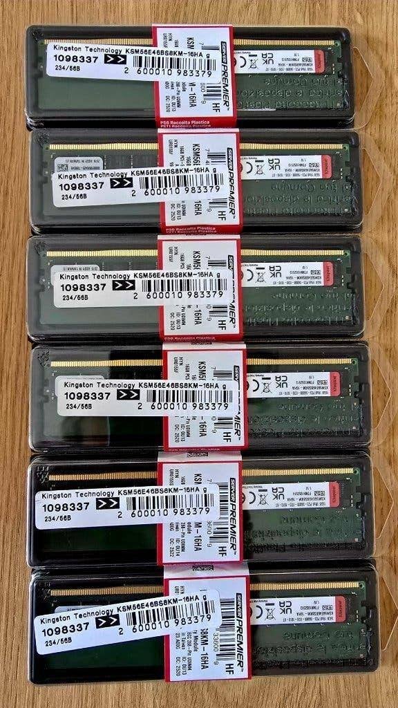Kingston Technology 16 GB 1 x 16 GB DDR5 5600 MHz, Computers en Software, RAM geheugen, Ophalen, Nieuw, DDR5, Laptop