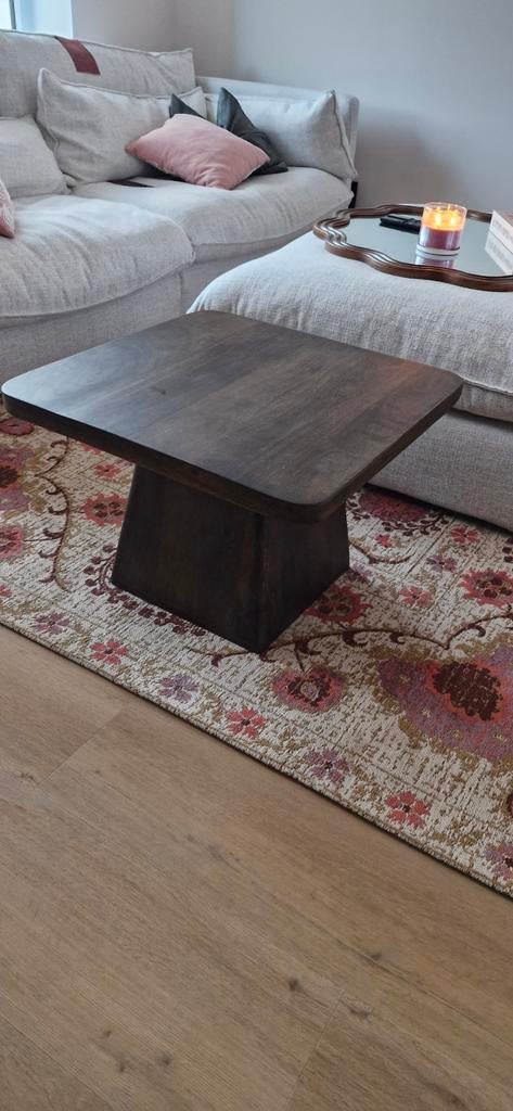 Nieuwe walnoot salontafel - Zitmaxx, Huis en Inrichting, Tafels | Salontafels, Nieuw, Minder dan 50 cm, 50 tot 100 cm, 50 tot 100 cm
