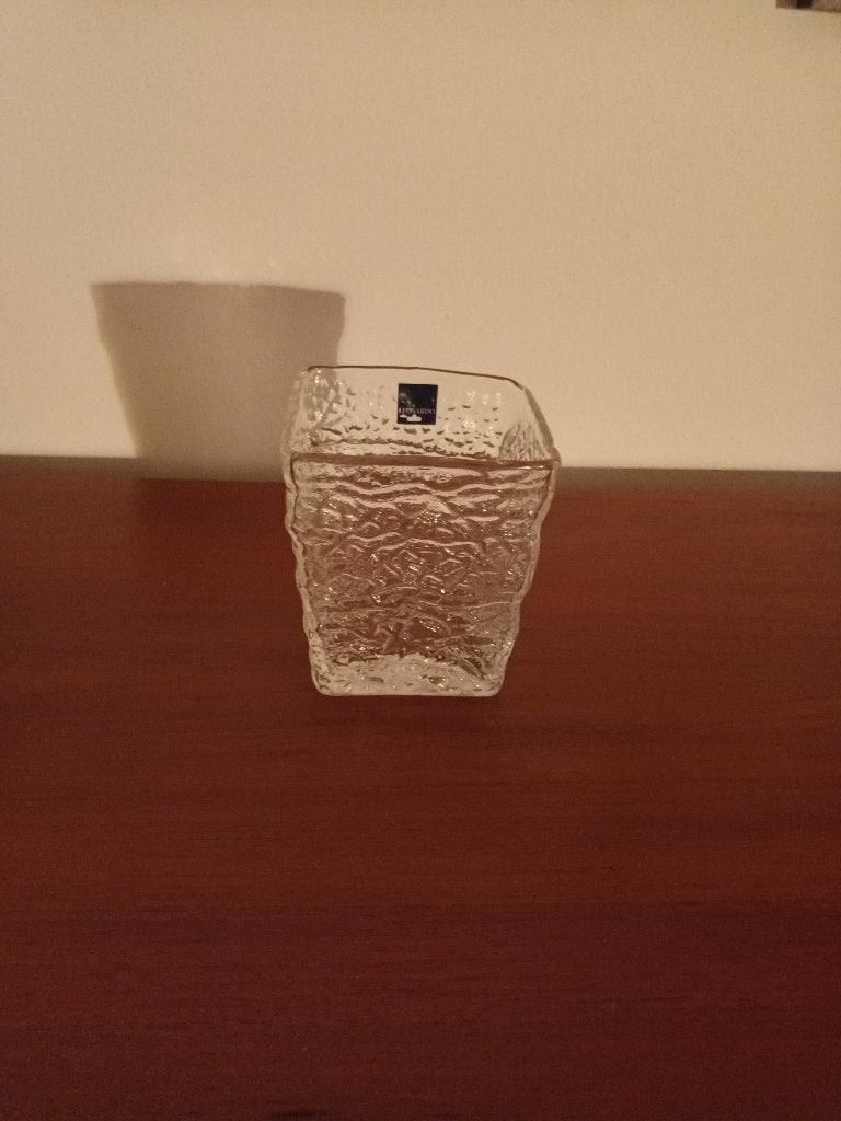 Leonardo Vaas smeltend glas effect...., Ophalen of Verzenden