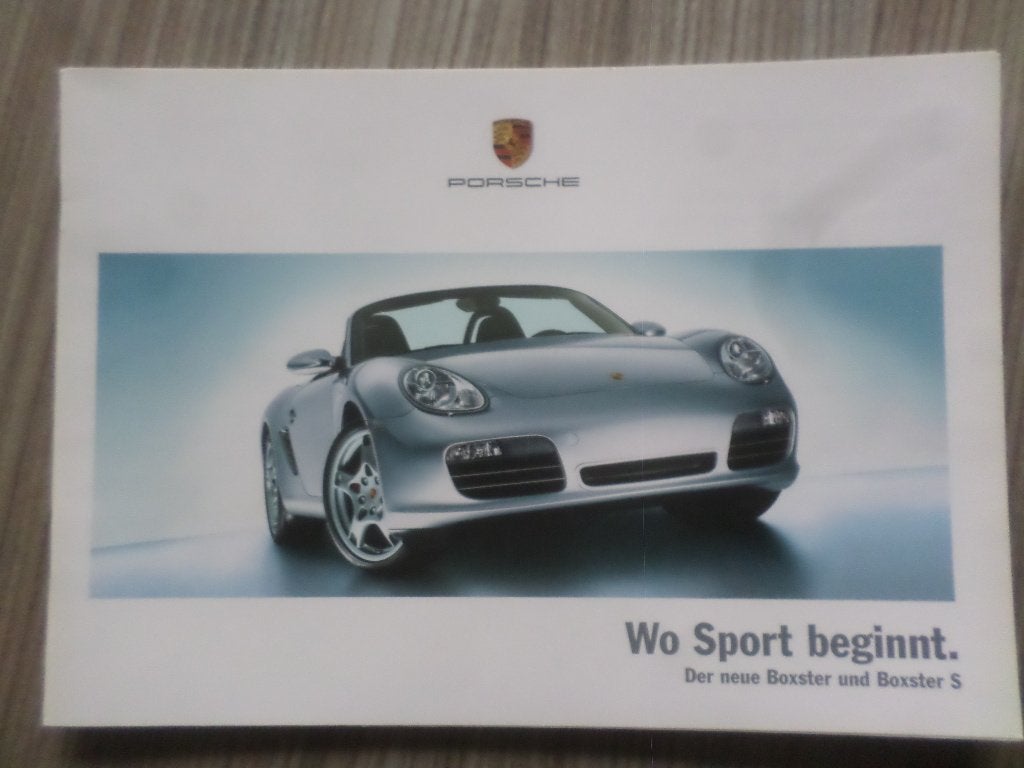Porsche Boxster & Boxster S 2004 Brochure, Ophalen of Verzenden, Zo goed als nieuw, Porsche