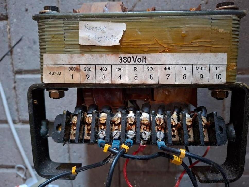 Trafo 380 volt., Ophalen, Gebruikt