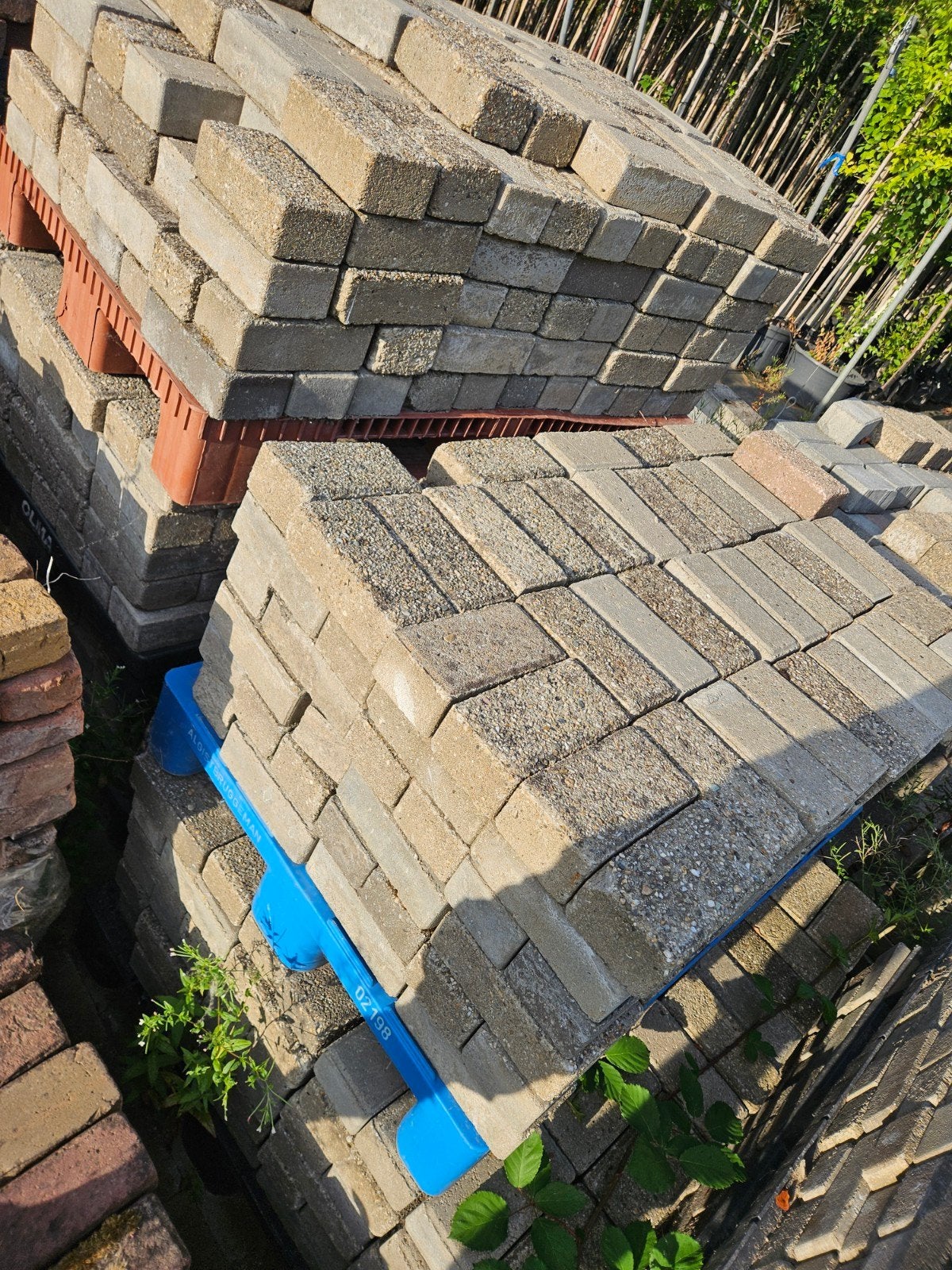 betonklinkers te koop!, Ophalen, Klinkers, Zo goed als nieuw, 10 m² of meer