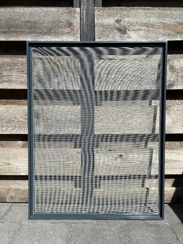 3 inzethorren antraciet RAL 7016, Ophalen, Gebruikt, 80 tot 100 cm, Hordeur