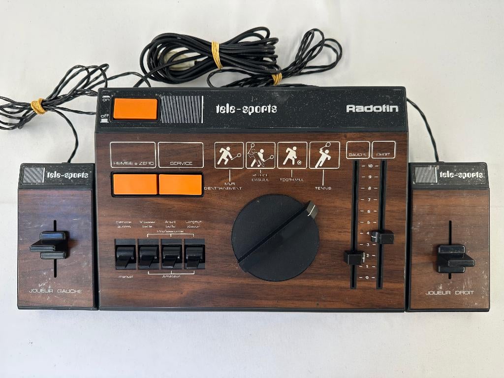 Radofin Tele-Sports Vintage Spelcomputer - half werkend, Radofin, Onbekend, Ophalen of Verzenden, Onbekend