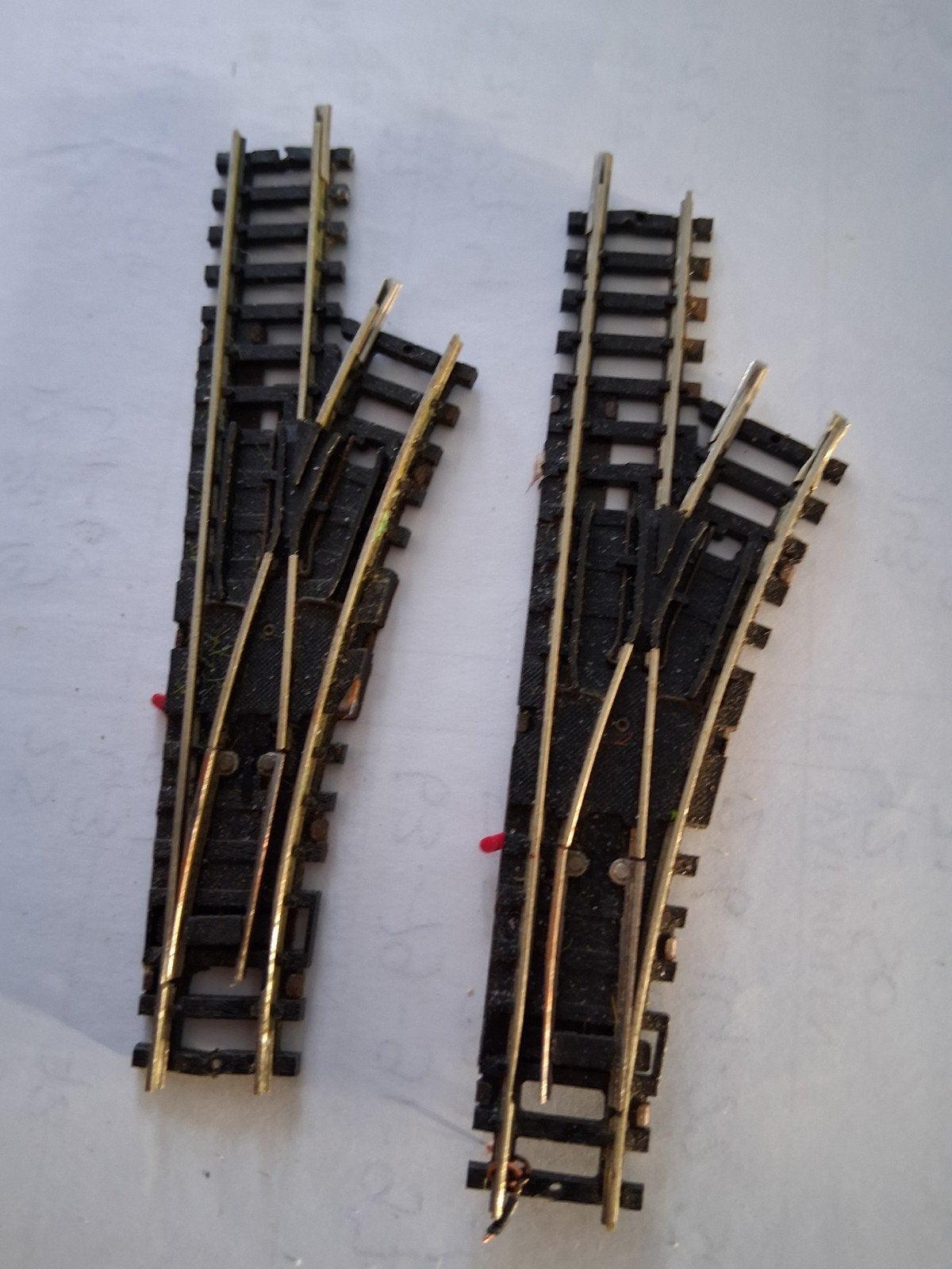 set van 2 minitrix wissels N-spoor, Gebruikt, Gelijkstroom, Verzenden, Trix
