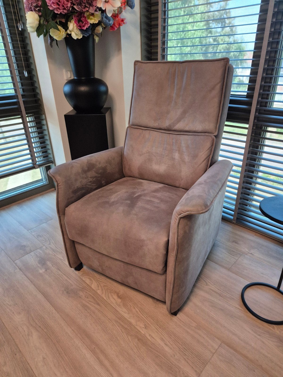 relax fauteuil  met verschillende standen zgan, Ophalen, Zo goed als nieuw, Overige materialen, 50 tot 75 cm