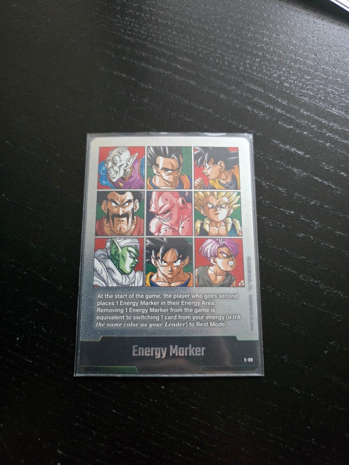 Dragonball kaart Energy marker E-89 Manga booster 02, Ophalen of Verzenden, Zo goed als nieuw, Losse kaart