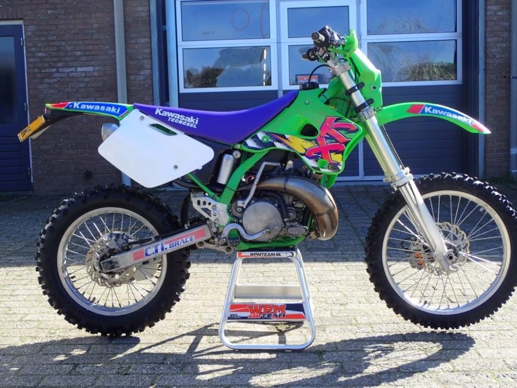 Kawasaki KX250 vintage enduro 1994 ex CTI Team, 250 cc, Japan, Kawasaki, Bedrijf