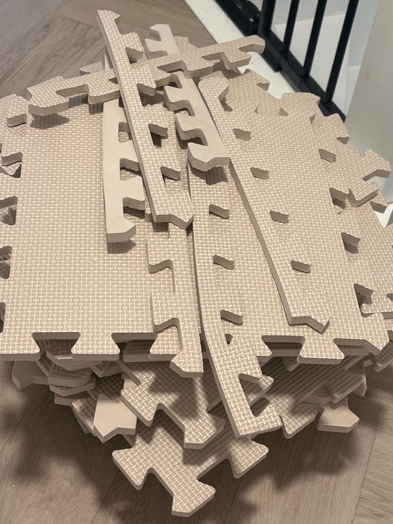 Puzzelstukken foam matten, Ophalen, Gebruikt