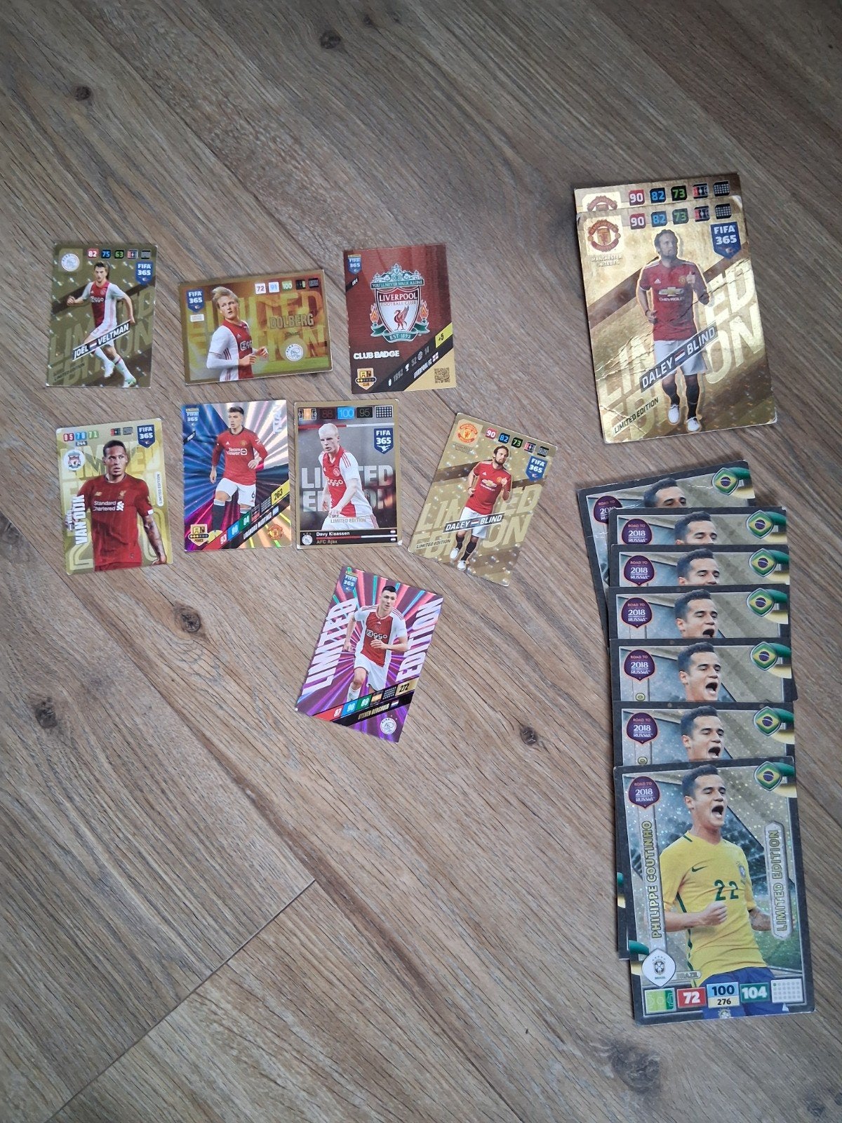 FIFA 365 Adrenalyn XL Voetbal Kaarten - Diverse Spelers, Verzamelen, Ophalen of Verzenden, Gebruikt, Overige sporten, Spelerskaart