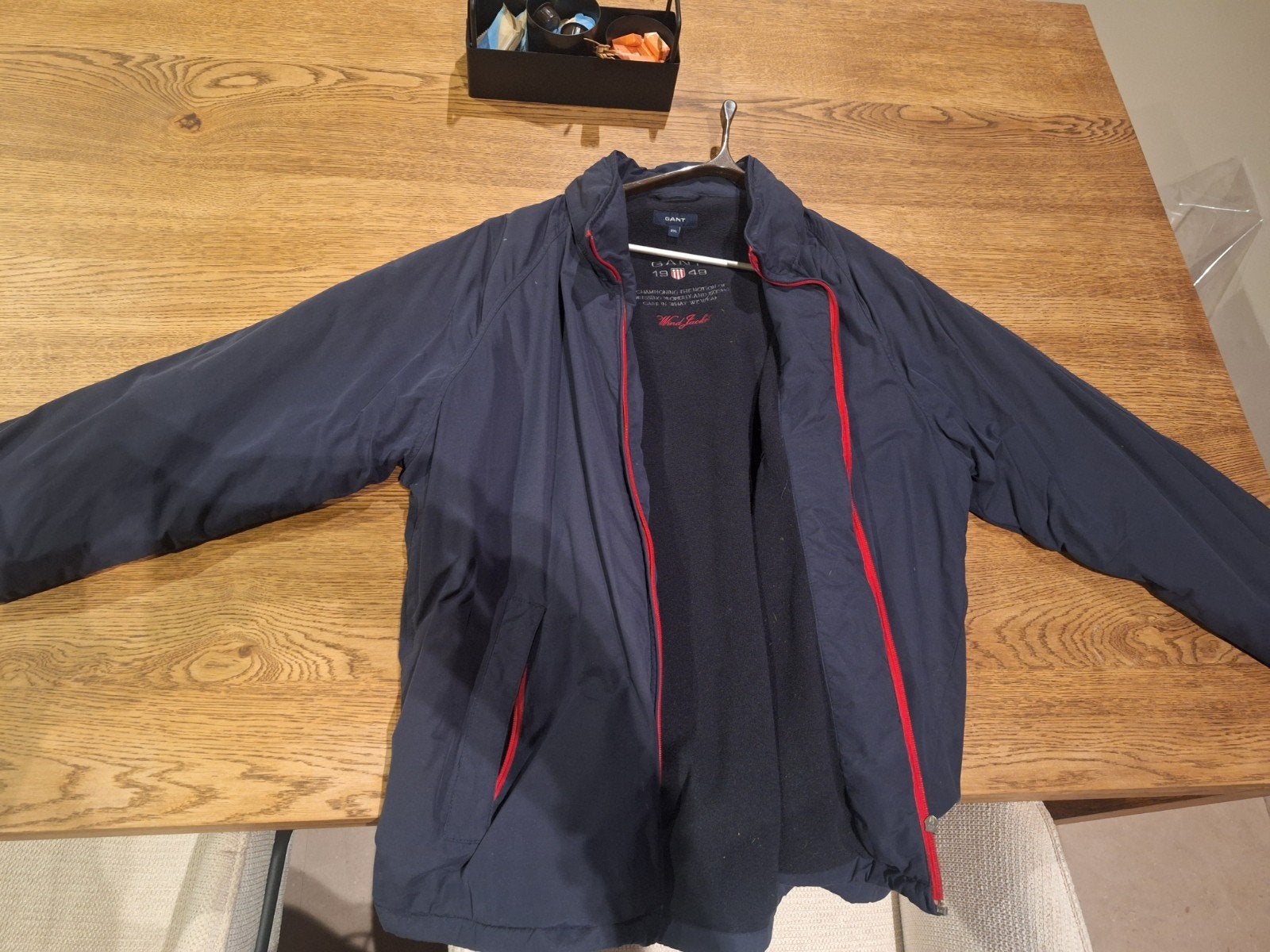 Mooie Gant jachtjas, Kleding | Heren, Ophalen, Blauw, Overige maten, Zo goed als nieuw