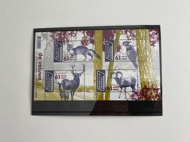 Velletje postzegels Nederland 2004. De Veluwe 61 cent. NIEUW, Postzegels en Munten, Ophalen, Na 1940, Postfris