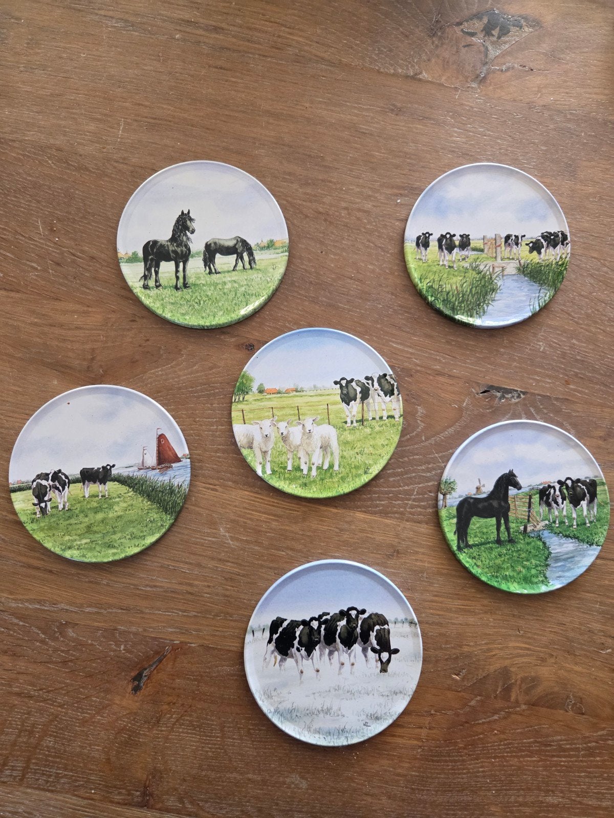 Wiebe van der Zee Onderzetters, Meerkleurig, Overige materialen, Nieuw, Ophalen of Verzenden