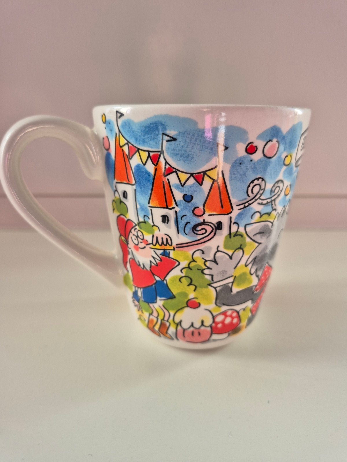 Blond Efteling Grote Mok, Ophalen of Verzenden, Zo goed als nieuw, Aardewerk, Kop(pen) en/of Schotel(s)