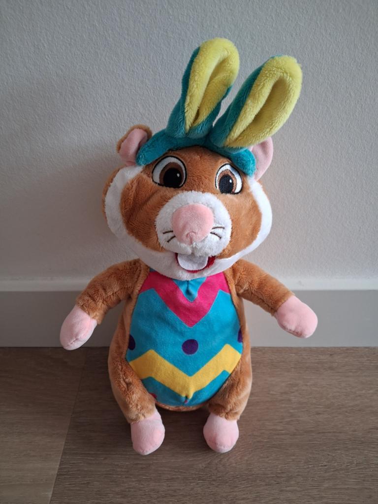 Knuffel Albert Heijn konijn pasen hamster paasei K9998, Ophalen of Verzenden, Zo goed als nieuw, Konijn