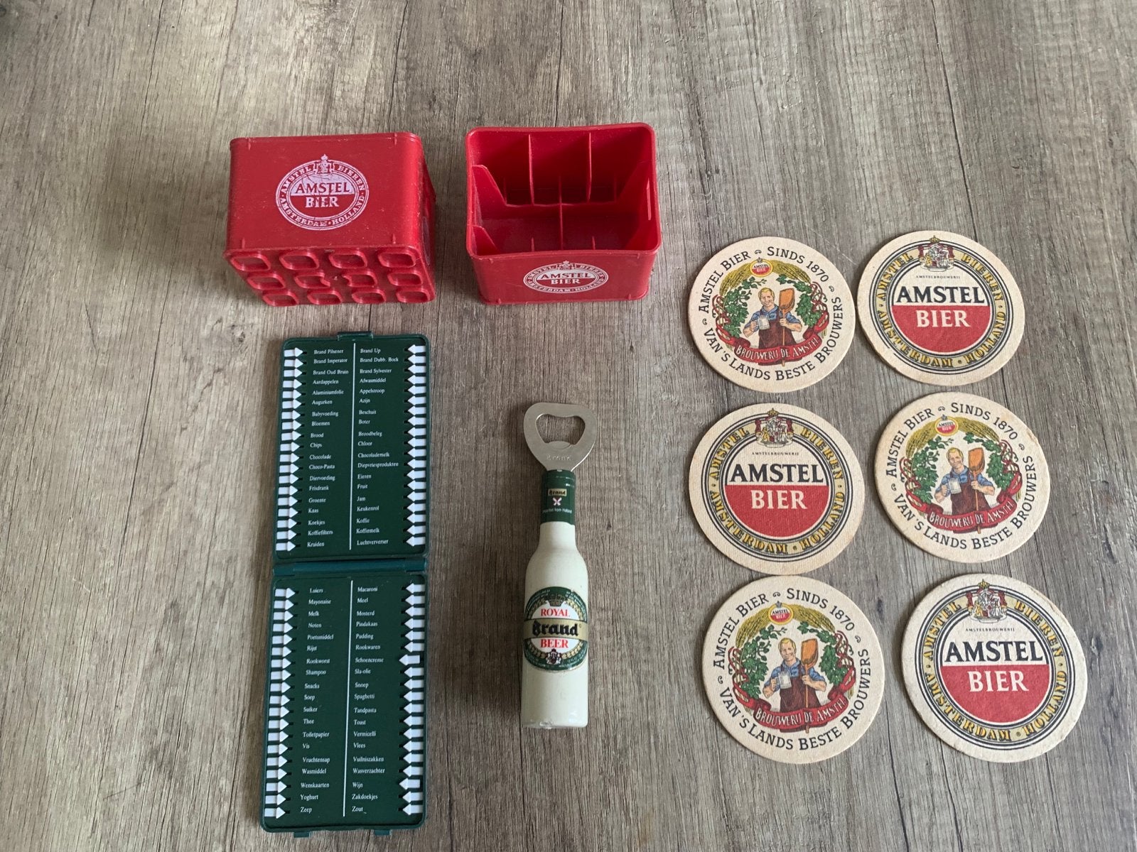 Biercollectie: Amstel viltjes, Brand opener & kratjes, Verzamelen, Ophalen of Verzenden, Gebruikt, Overige typen, Amstel