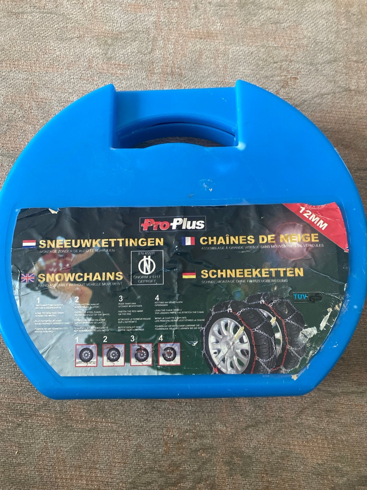 Pro-Plus Sneeuwkettingen 12mm - Diverse bandenmaten, Ophalen, Gebruikt