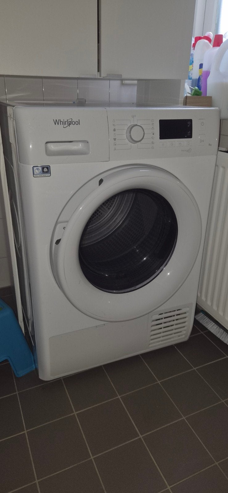 Whirlpool wasdroger 8kg, Ophalen