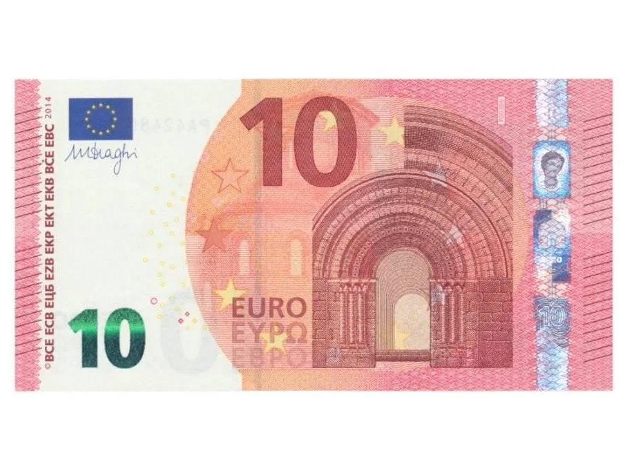 Portugal 10 euro 2014 Christine Lagard UNC, Postzegels en Munten, Bankbiljetten | Europa | Eurobiljetten, Ophalen of Verzenden