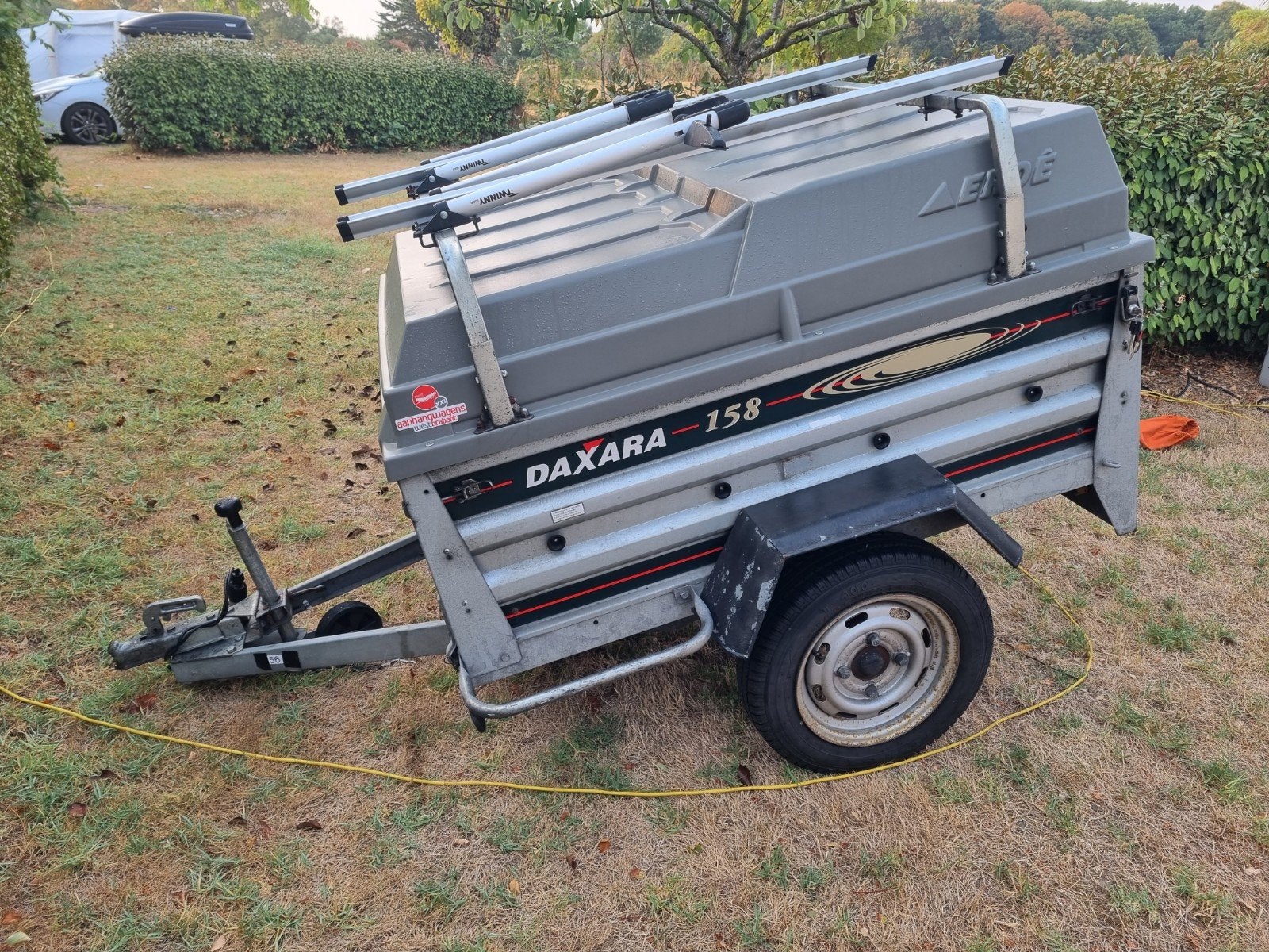 Daxara 158 bagagewagen en Outwell Alamosa 6 ATC (air) tent, Ophalen of Verzenden, Gebruikt