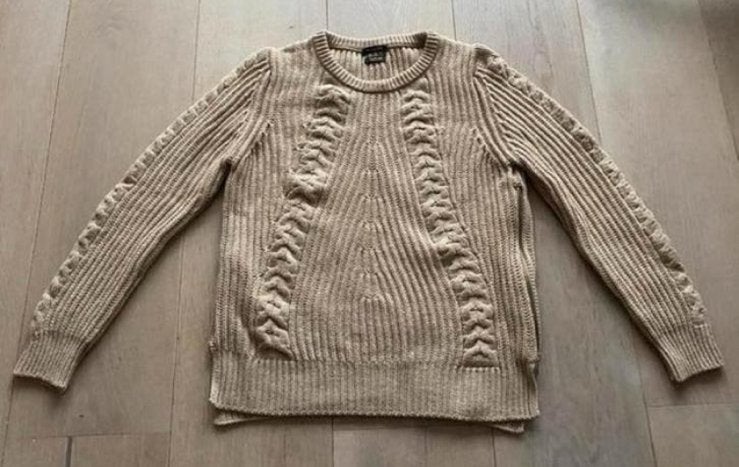 Massimo dutti L wol cashmere nieuwstaat, Ophalen of Verzenden, Zo goed als nieuw, Maat 42/44 (L), Beige