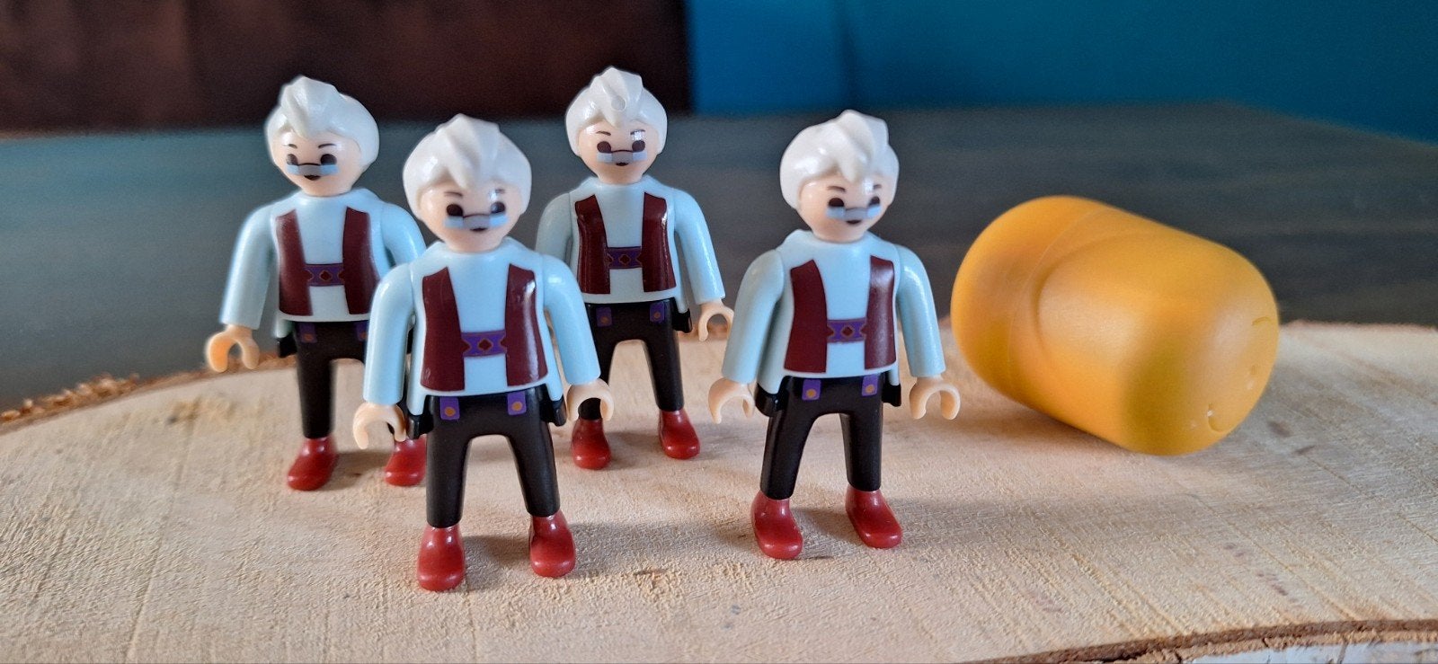 Playmobil Disney Giopetto uit Kinder Surprise Ei, Losse onderdelen, Ophalen of Verzenden, Zo goed als nieuw, Figuren