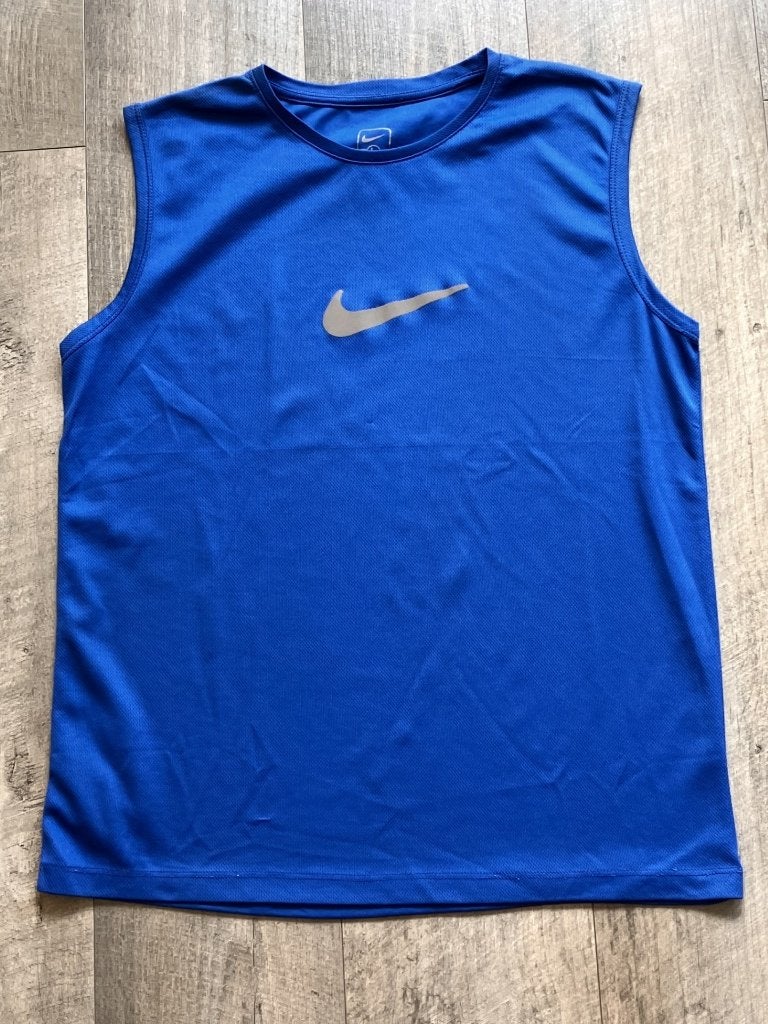 Blauw T-shirt maat L, Maat 52/54 (L), Blauw, Ophalen of Verzenden, Zo goed als nieuw