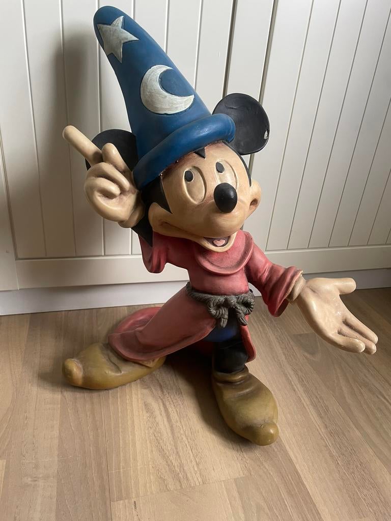 Mickey beeld groot, Verzamelen, Disney, Ophalen, Mickey Mouse, Zo goed als nieuw, Beeldje of Figuurtje