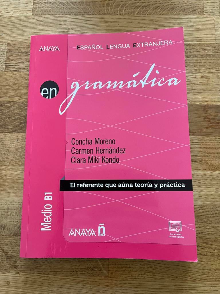 Spaans Grammatica B1 Boek met Oplossingen - Anaya ELE, Ophalen of Verzenden, Nieuw, Non-fictie