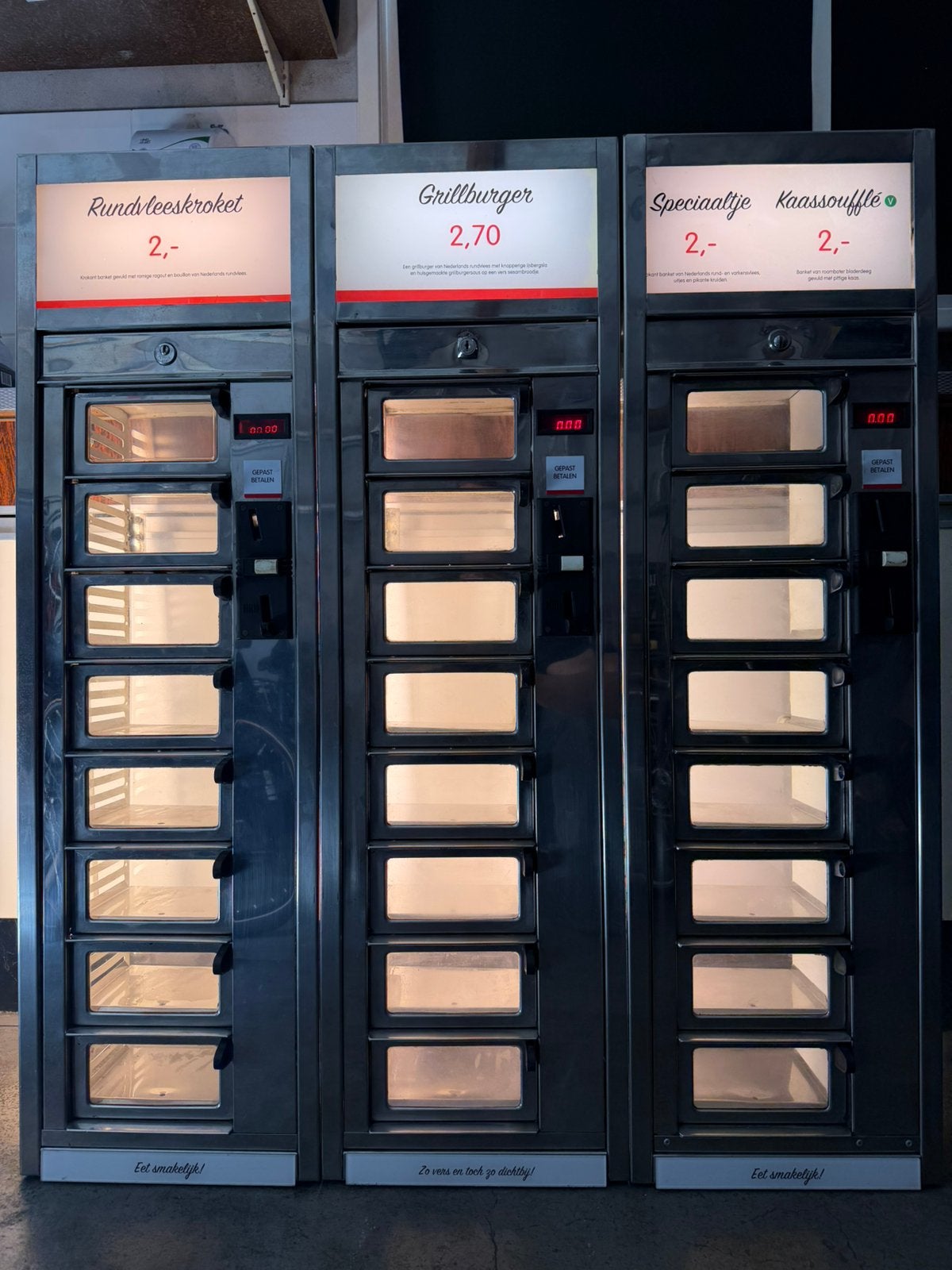 Snackmuur Snackautomaat automatiek loketautomaat FEBO, Ophalen, Gebruikt
