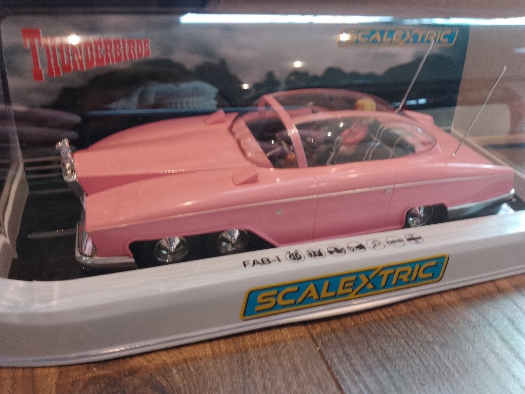 Thunderbirds FAB1 Scalextric, Ophalen of Verzenden, Nieuw, Tv, Beeldje, Replica of Model