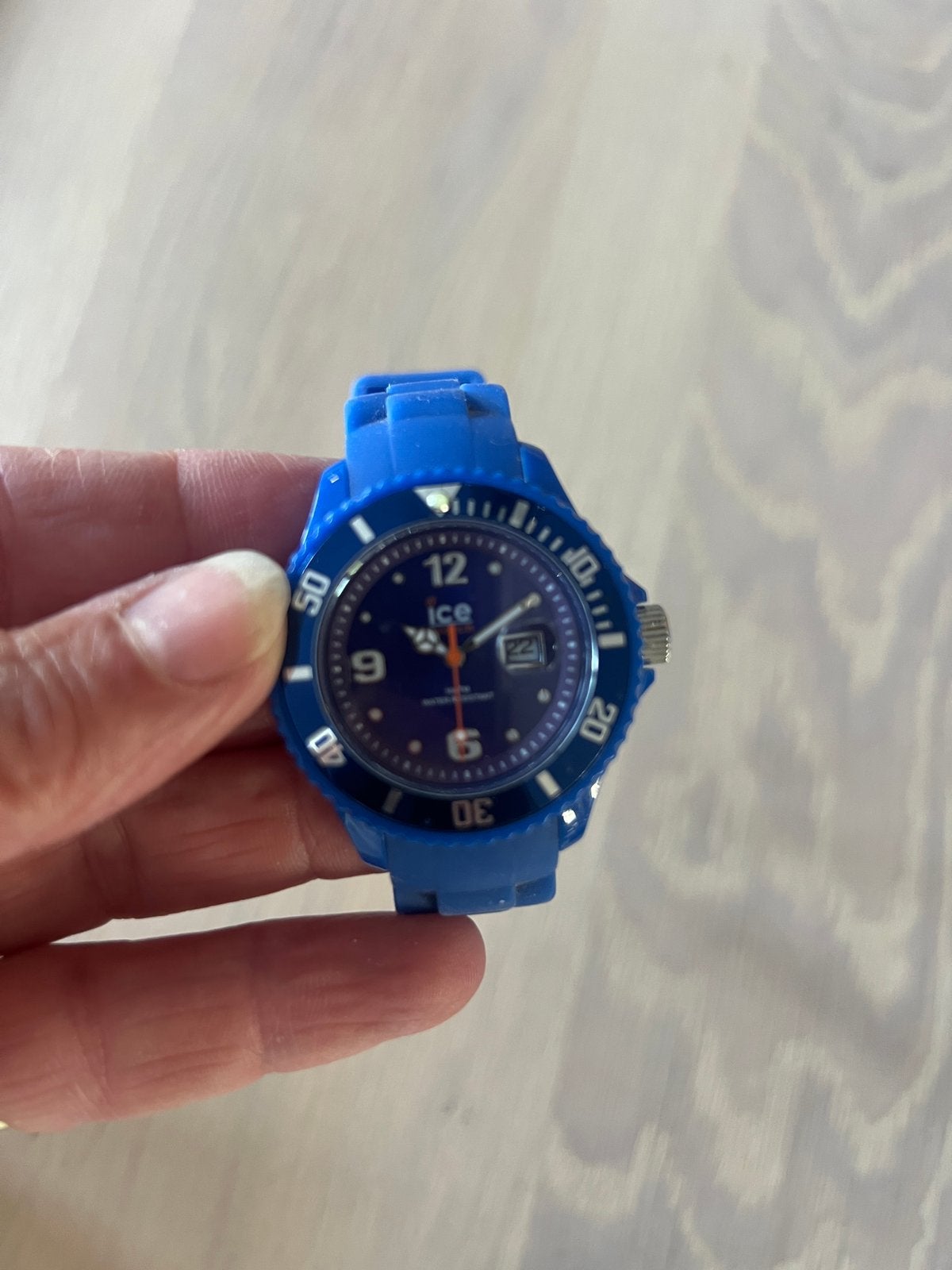 ICE watch blauw ZGAN, Ophalen of Verzenden, Zo goed als nieuw, Blauw, Jongen of Meisje