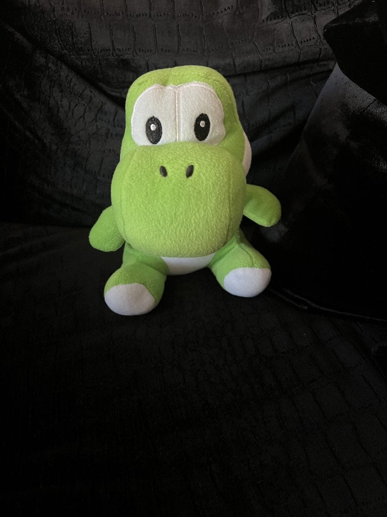 Groene Yoshi knuffel van Smile Toys: 22 cm groot, Groen, Overige merken, Overige typen, Ophalen of Verzenden