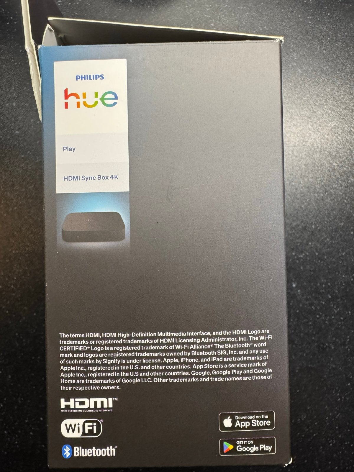 Philips Hue Play HDMI Sync Box 4K, Audio, Tv en Foto, Ophalen of Verzenden, Zo goed als nieuw, HDMI