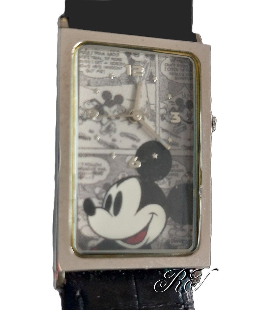 Disney Time Works Mickey Mouse horloge., Overige merken, Staal, Polshorloge, Ophalen of Verzenden