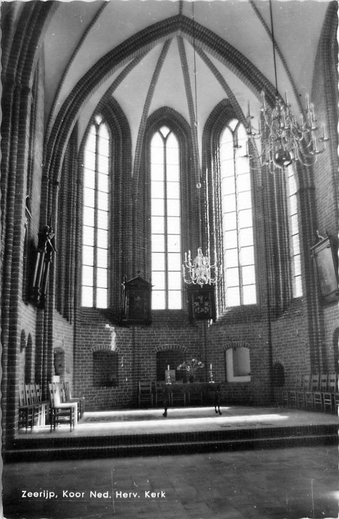 388-459-017 Zeerijp Koor Ned Herv Kerk, Verzenden, Voor 1920, Groningen